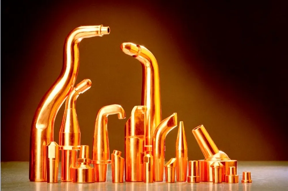 Spot welding electrodes